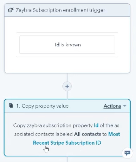 Copy ID from Zaybra Subscription to Contact